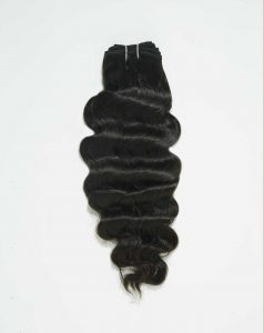 loose curl hair sample